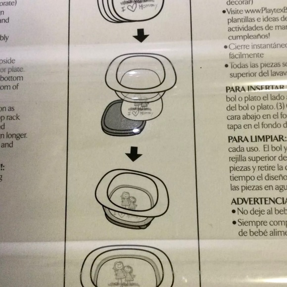 NEW Playtex Create My Own Bowl & Plate Stage 3 Blue BPA FREE - Picture 11 of 11